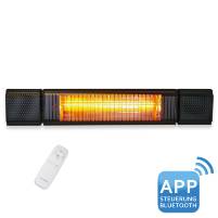 VASNER-Appino-BEATZZ-Infrarot-Heizstrahler-Bluetooth-Licht-LED-Musik-schwarz-Fernbedienung-app